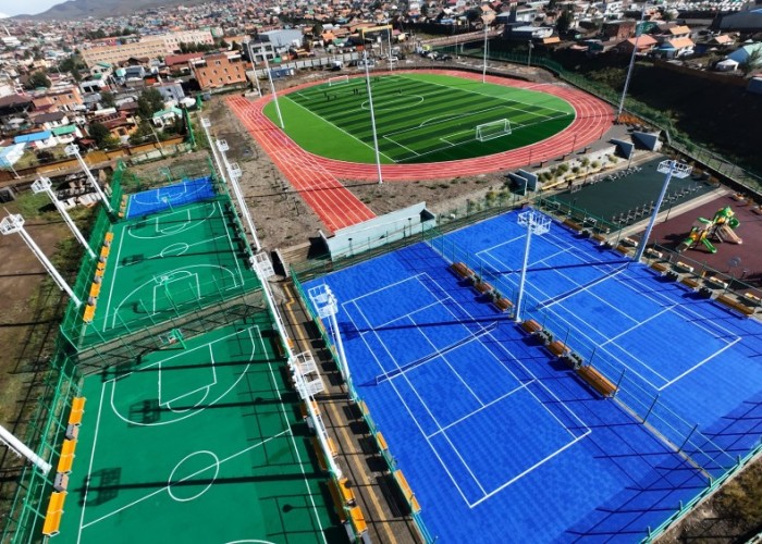 Гэр хорооллын дунд иж бүрэн спорт цогцолбор ашиглалтад орлоо