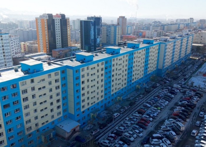 БГД-ийн 14 дүгээр хорооны хоёр байрыг дулаалж, фасадыг шинэчиллээ