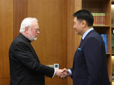Монгол Улсын Ерөнхийлөгч У.Хүрэлсүх Гэгээн Ширээт Улсын Гадаад харилцааны асуудал эрхэлсэн Нарийн бичгийн даргыг хүлээн авч уулзав