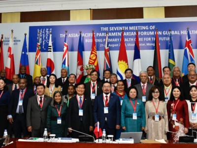 Ази, Номхон далайн орнуудын парламентчдын дэлхийн эрүүл мэндийн асуудлаарх VII чуулган эхэллээ