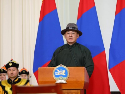 Монгол Улсын Ерөнхийлөгч У.Хүрэлсүх Морин хуурын чуулгын хамт олонд баяр хүргэв