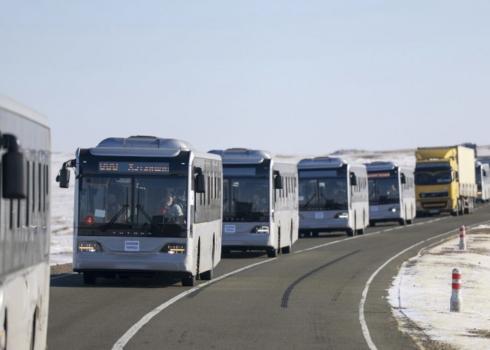Улаанбаатарын нийтийн тээврийн салбар 485 шинэ автобустай болжээ