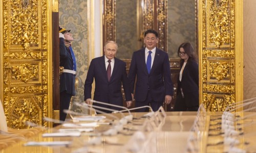 Ерөнхийлөгч У.Хүрэлсүх, ОХУ-ын Ерөнхийлөгч В.В.Путин нар албан ёсны уулзалт хийлээ